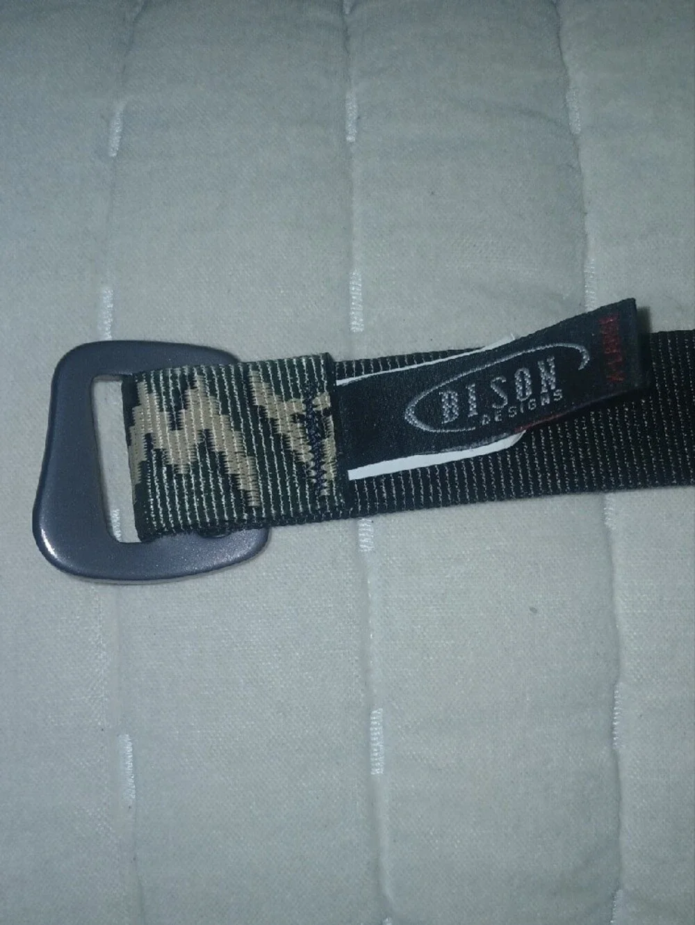 Bison Designs Tomahawk Bottle Opener Buckle Webbing Belt XL
